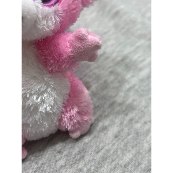 Ty Beanie Boo Boos Bubblegum The Lemur by BabyLand 6 in  Pink/White - Picture 4 of 8